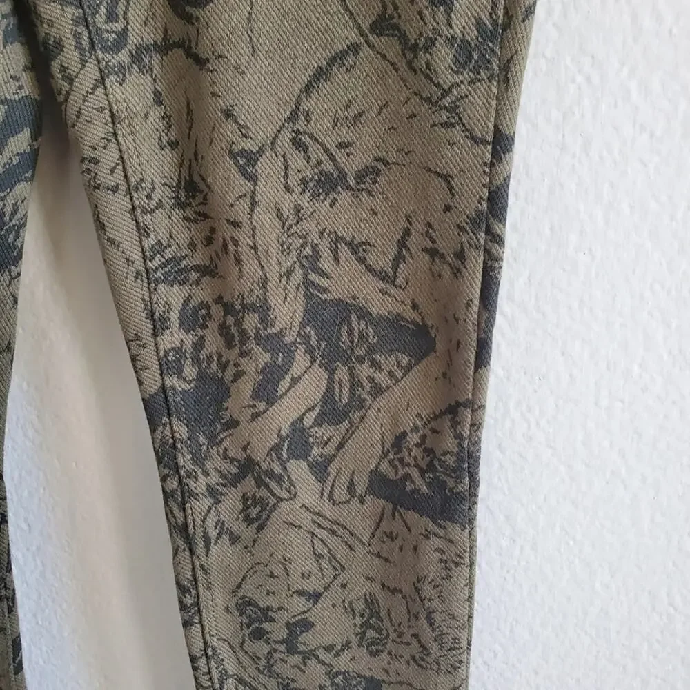 NWT OBEY Lean & Mean Print Skinny Fit Pants - Picture 2 of 7